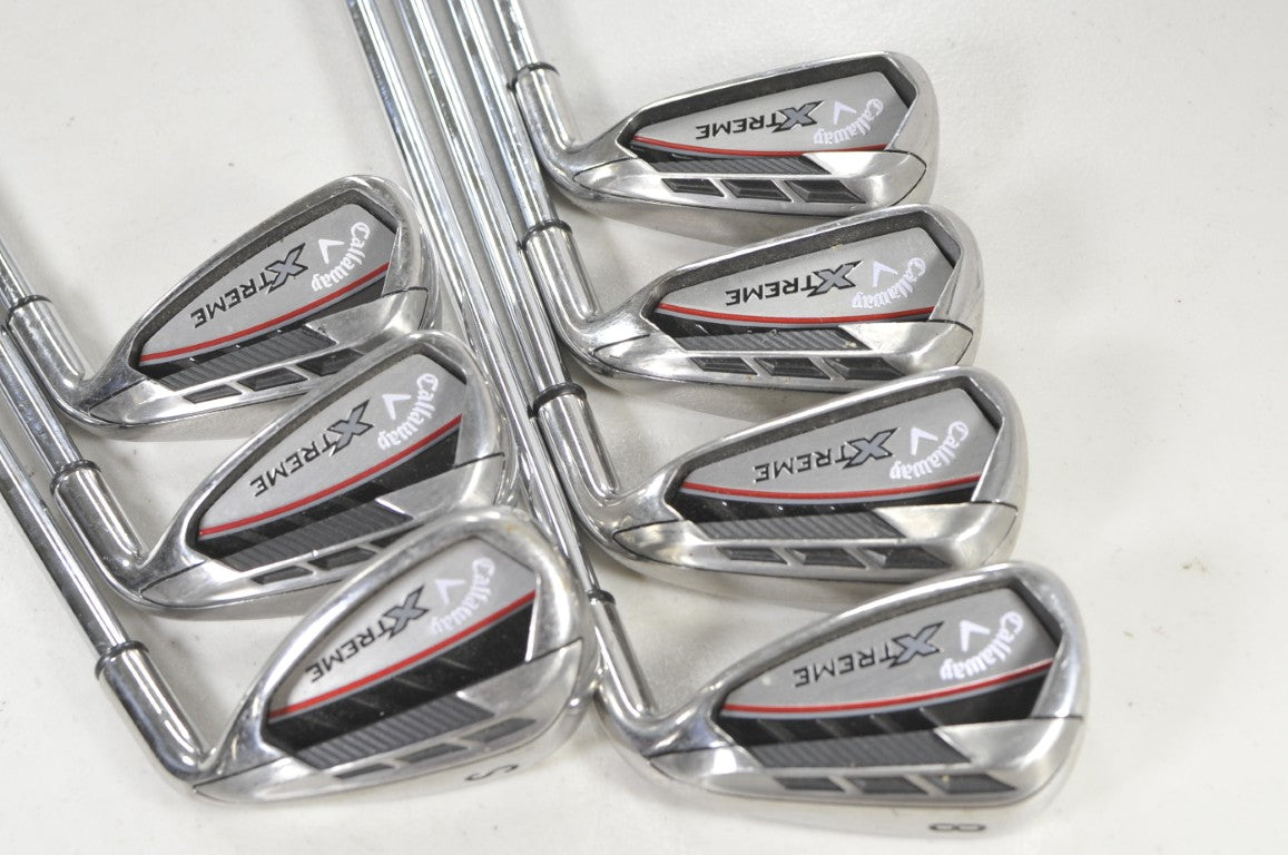 Callaway Xtreme 5-PW,SW Iron Set Right Uniflex Steel  # 220574