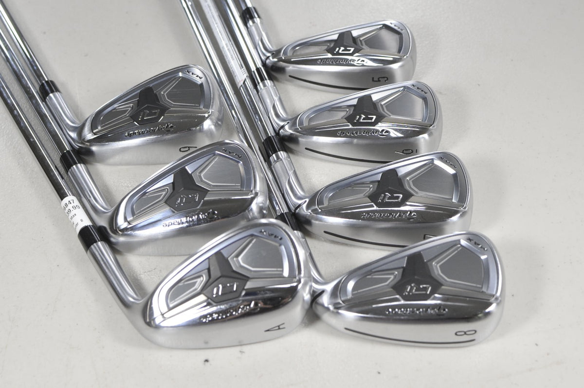 TaylorMade Qi Max 5-PW,AW Iron Set Regular Flex KBS MAX MT 85g Steel #226847
