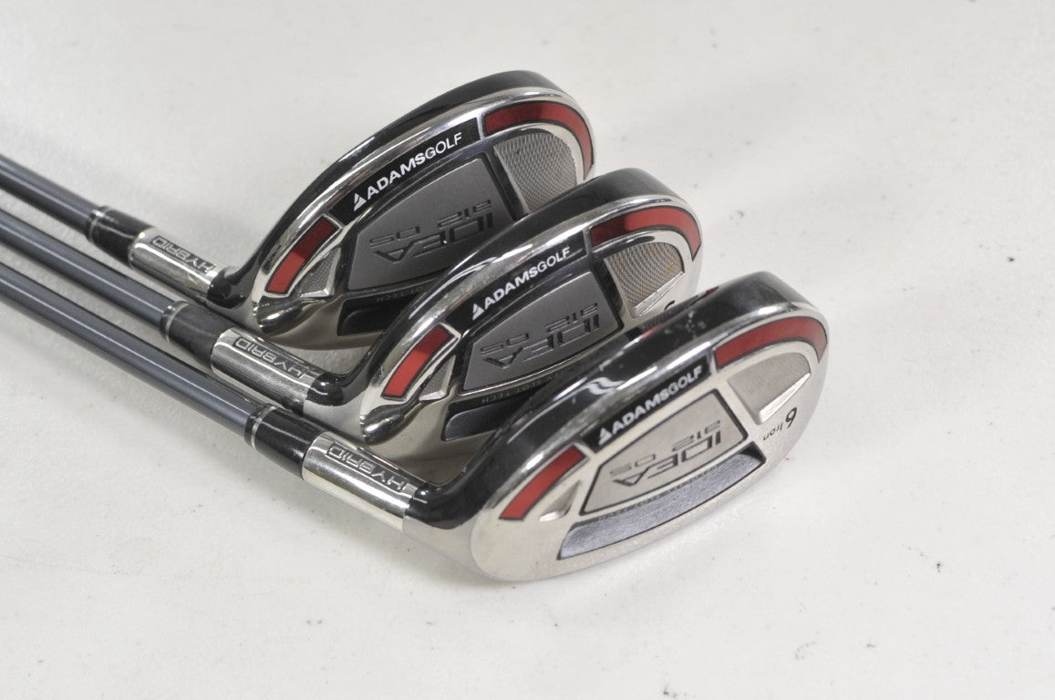 Adams Idea A12 OS 4, 5, 6 Hybrid Set Regular Flex Grafalloy 65g Graphite #220581