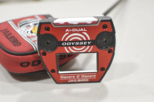 Odyssey Ai-DUAL Square 2 Square Jailbird 35" Putter RH Steel with Cover #228570
