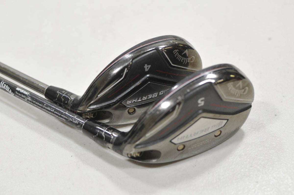 Callaway Big Bertha 2019 4 and 5 Hybrid Set Senior Flex Recoil Graphite #228311
