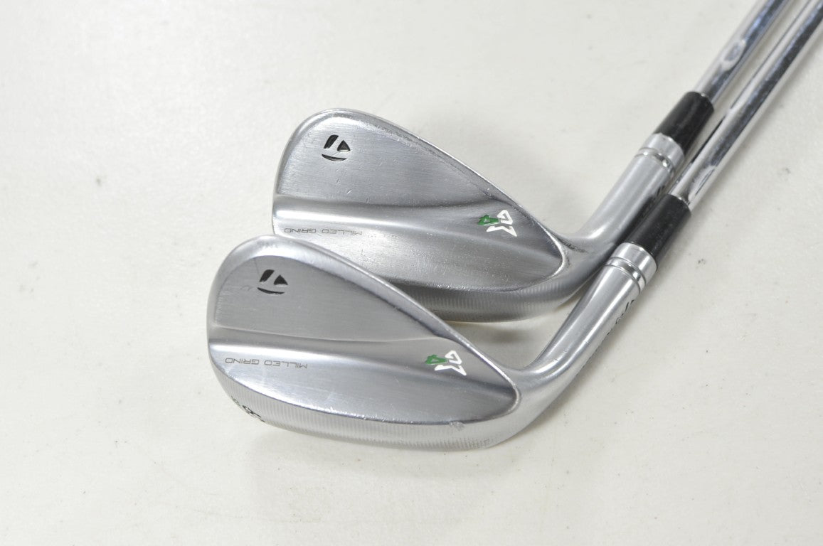 LEFT HANDED TaylorMade Milled Grind 4 Satin 56*, 60* Wedge Set DG Steel #223663