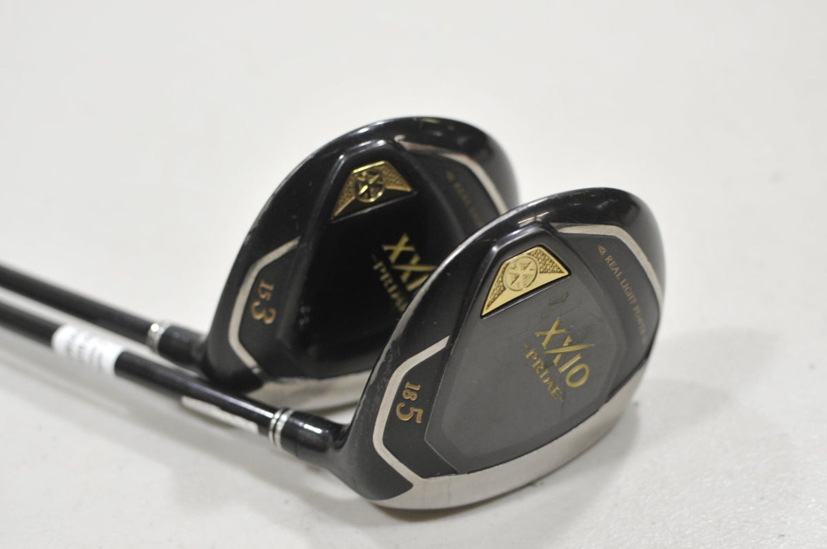 XXIO Prime 10 3-15* and 5-18* Fairway Wood Set Regular Flex 38g Graphite #228564