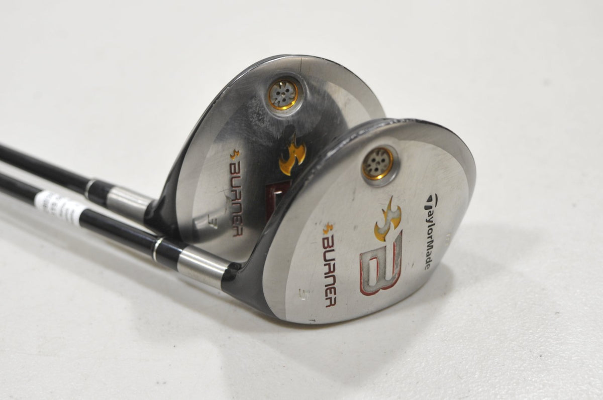 TaylorMade Burner High Launch 3 and 5 Fairway Wood Set Regular Graphite #228038
