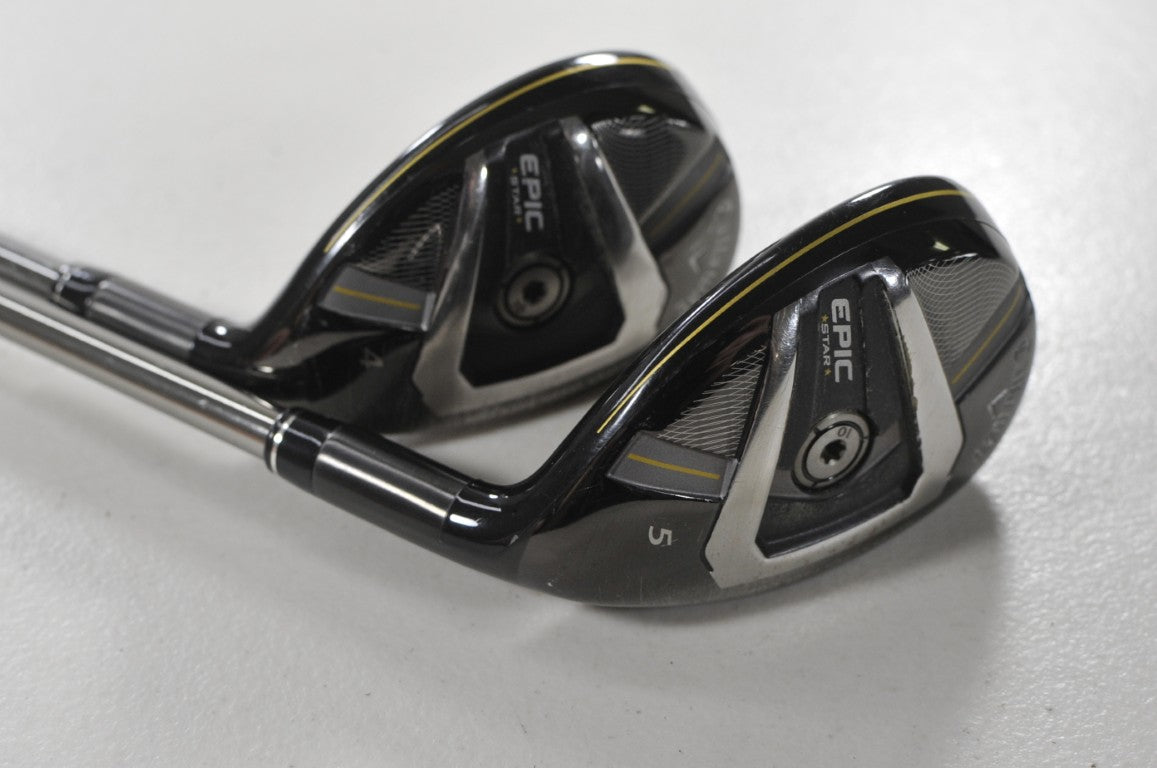 Callaway Epic Star 4 and 5 Hybrid Set Senior Lite Flex GB 55g Graphite #218805