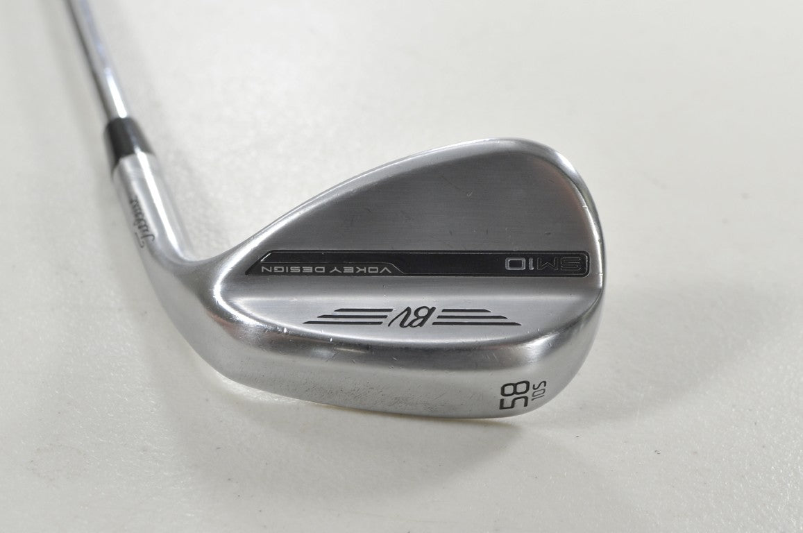 Titleist Vokey SM10 Tour Chrome 58*-10S Wedge Right BV Wedge Flex Steel #219041