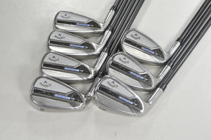 LEFT HANDED Callaway Paradym Ai Smoke 5-PW,AW Iron Set Senior Graphite # 223662
