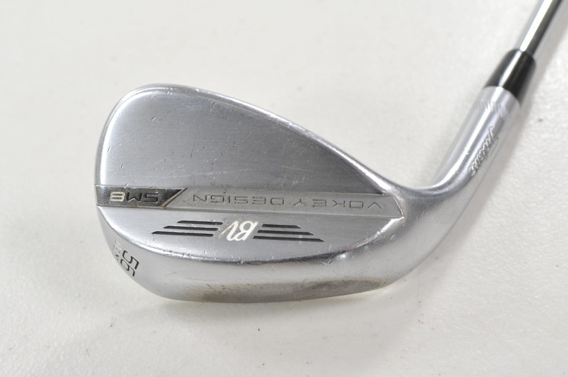 LEFT HANDED Titleist Vokey SM8 Tour Chrome 56*-08M Wedge Steel  # 221935