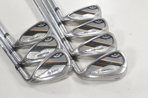 Callaway Mavrik 5-PW,AW Iron Set Stiff Flex Right Elevate 95g Steel # 223661