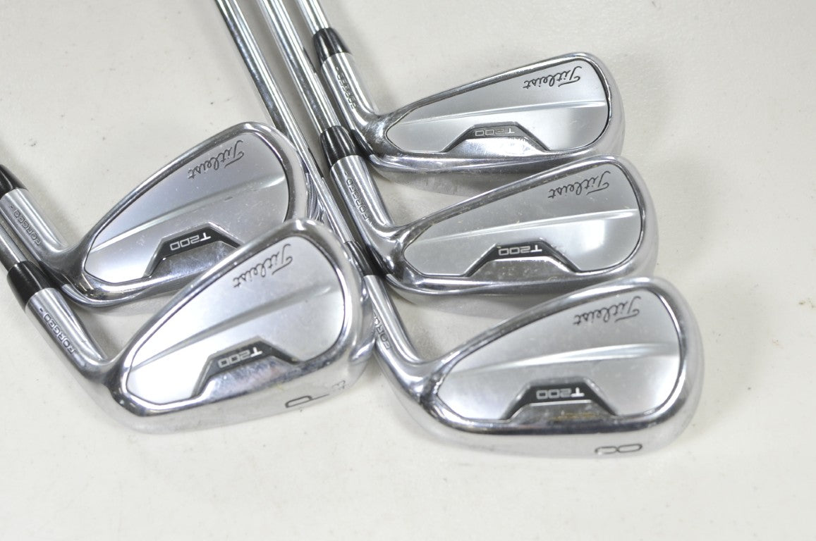 Titleist T200 2021 6-PW Iron Set Regular Flex Right AMT Red R300 Steel # 220591