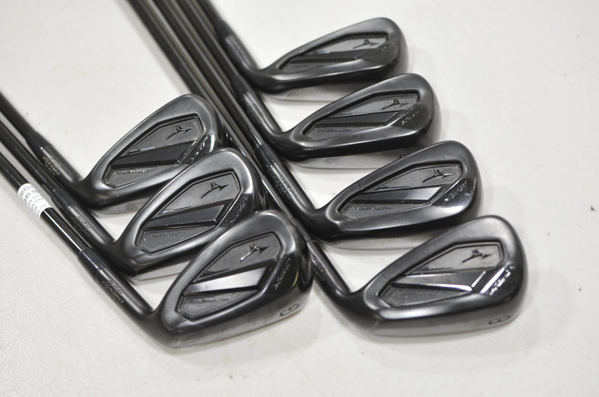 Mizuno JPX 925 Hot Metal Black 5-PW, GW Iron Set Regular RH KBS Steel #230853