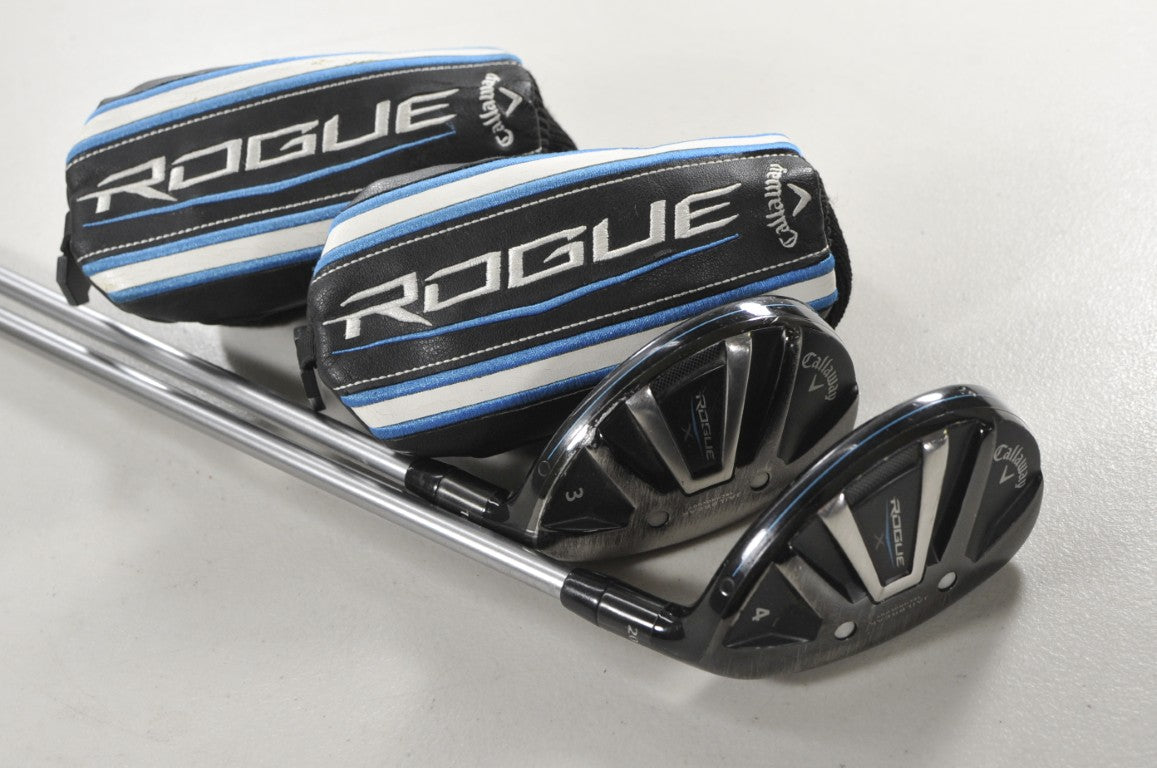 Callaway Rogue X 3 and 4 Hybrid Set Ladies Flex RH Quaranta 40g Graphite #218162