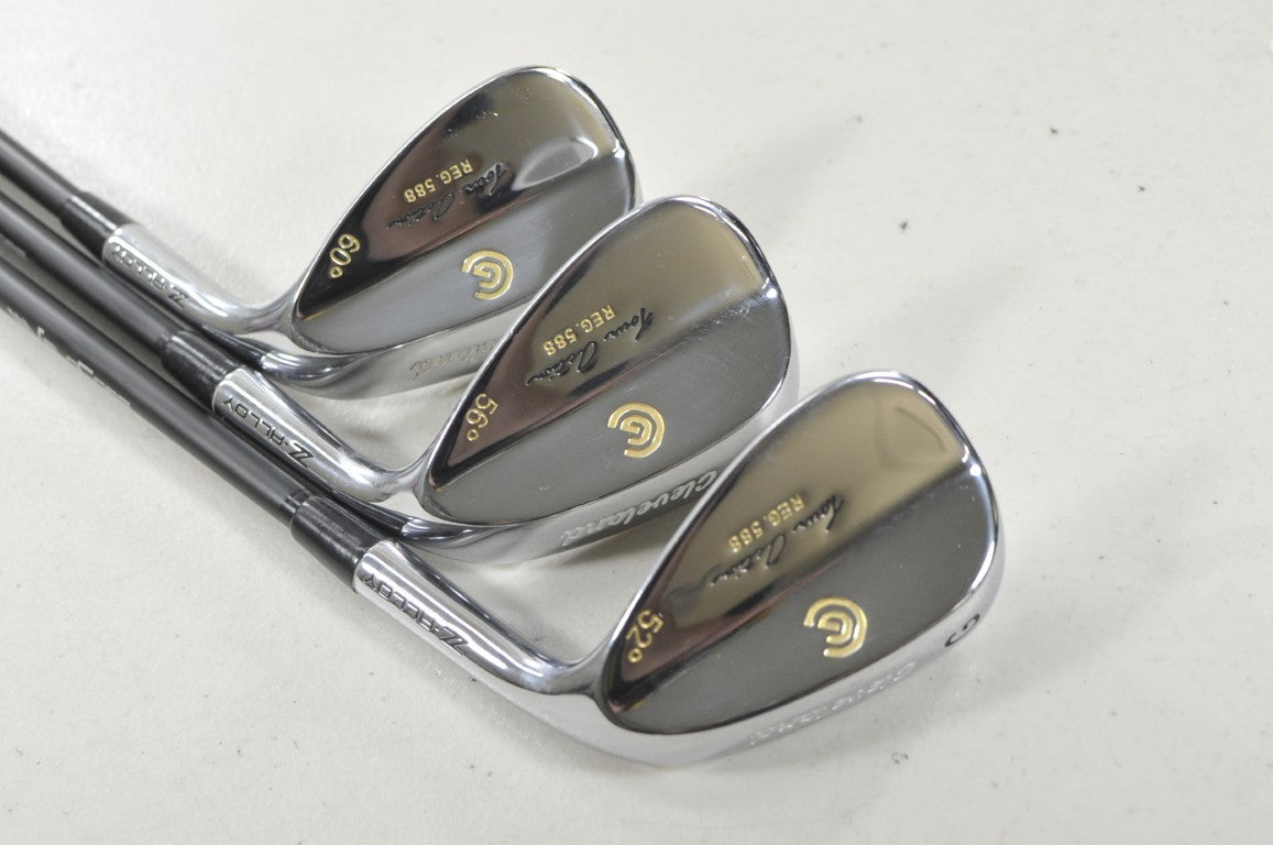 Cleveland 588 Tour Action Limited 2026 GW,SW,LW Wedge Set Axiom VeloCore #225336