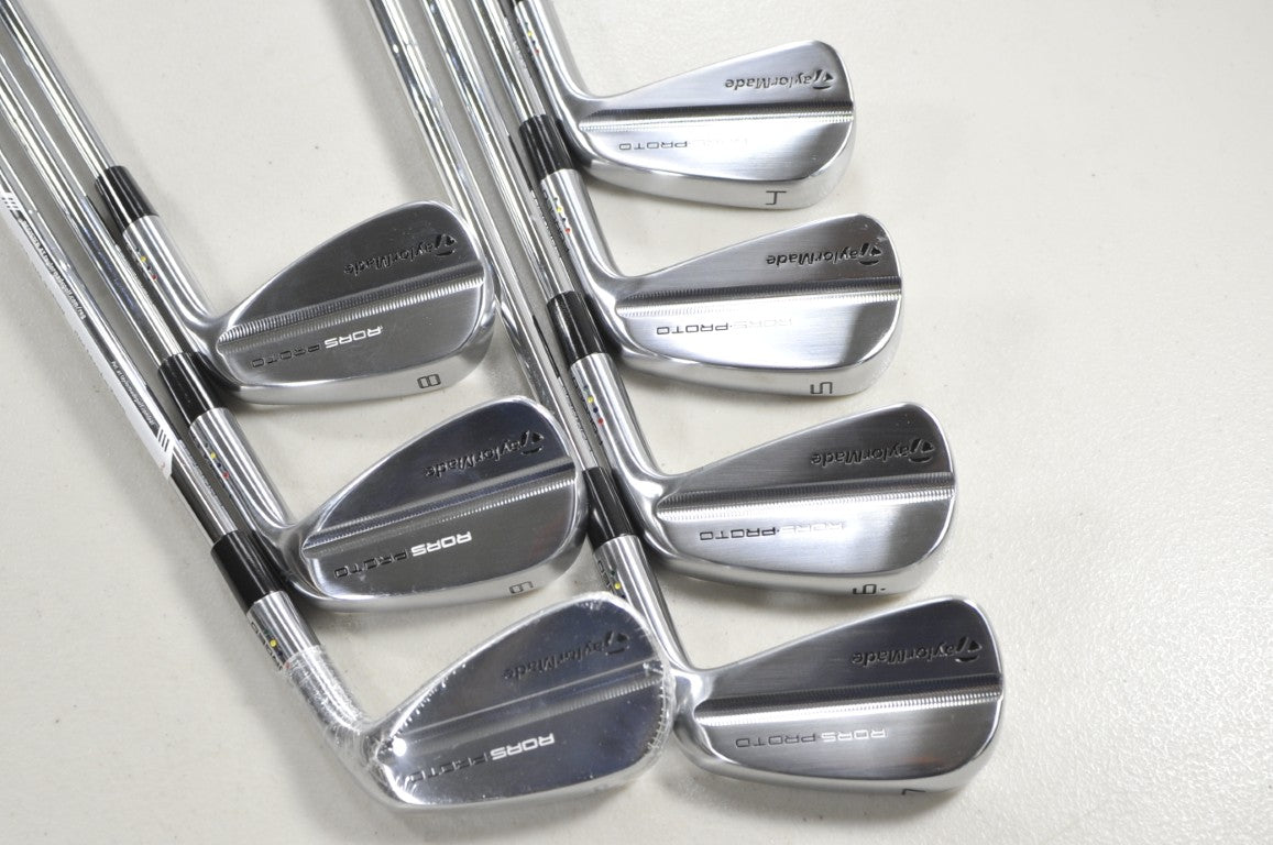 TaylorMade RORS Proto 4-PW Iron Set Extra Stiff Right KBS Tour Steel  # 215374