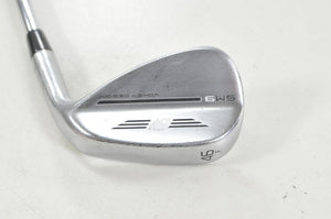 Titleist Vokey SM9 Tour Chrome 46*-10F Wedge Right BV Wedge Flex Steel # 220598