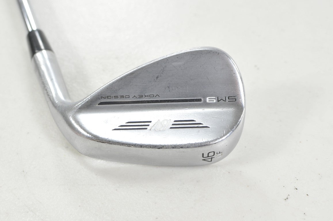 Titleist Vokey SM9 Tour Chrome 46*-10F Wedge Right BV Wedge Flex Steel # 220598