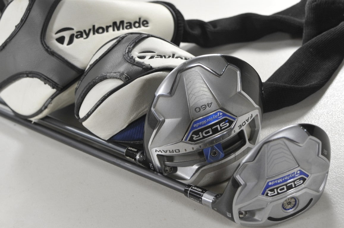 TaylorMade SLDR 460 10.5* Driver and 3-15* Fairway Wood Set X-Stiff Flex #218336