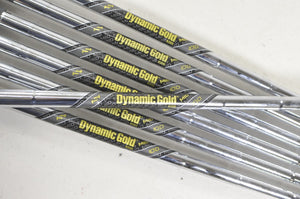 True Temper Dynamic Gold Mid R300 Regular 100g 7pc Iron Shaft Set .355 #220693