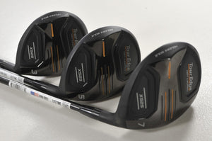 Tour Edge Hot Launch X525 #3,#5,#7 Fairway Wood Set Regular Flex Graphite 218965