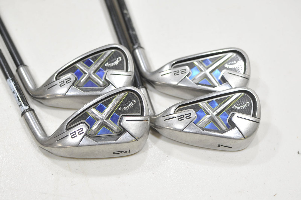 Callaway X-22 6-9 Iron Set Regular Flex Right 75g Graphite #228314