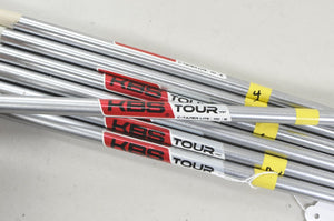 KBS C-Taper Lite 110g Chrome Stiff 4-PW Iron Shaft Set .355 Steel #220576
