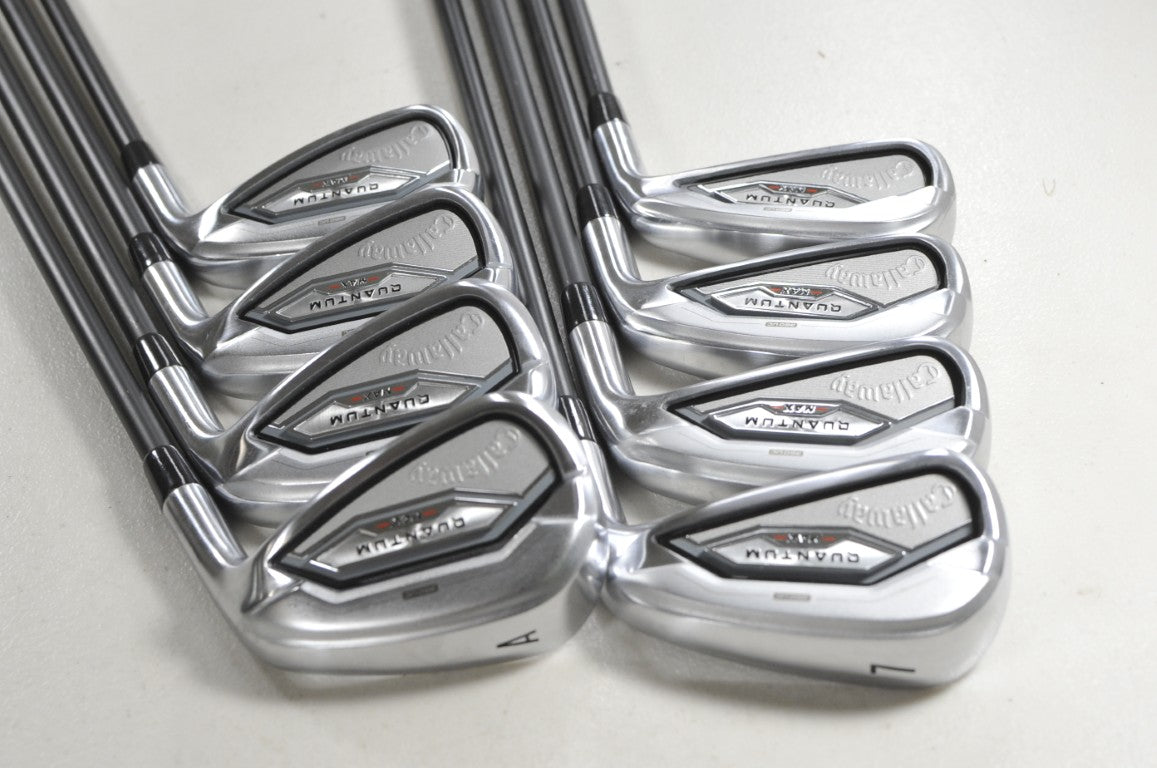 Callaway Quantum Max 4-PW,AW Iron Set Regular Flex KBS MAX 65 Graphite #219128