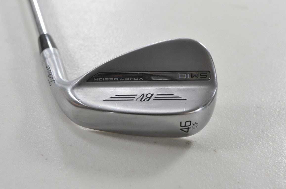 Titleist Vokey SM10 Tour Chrome 46*-10F Wedge Right BV Wedge Flex Steel # 204692