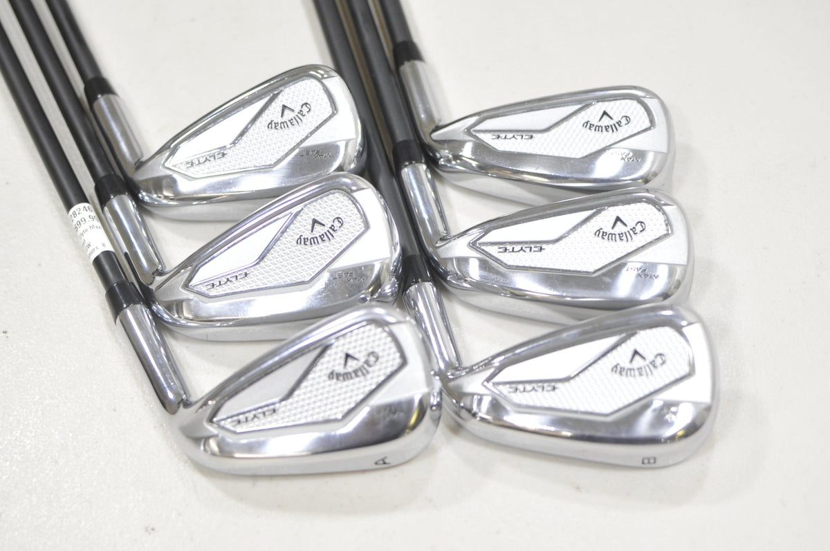 Callaway Elyte Max Fast 6-PW, AW Iron Set Senior RH Vanquish R2 40g #228246