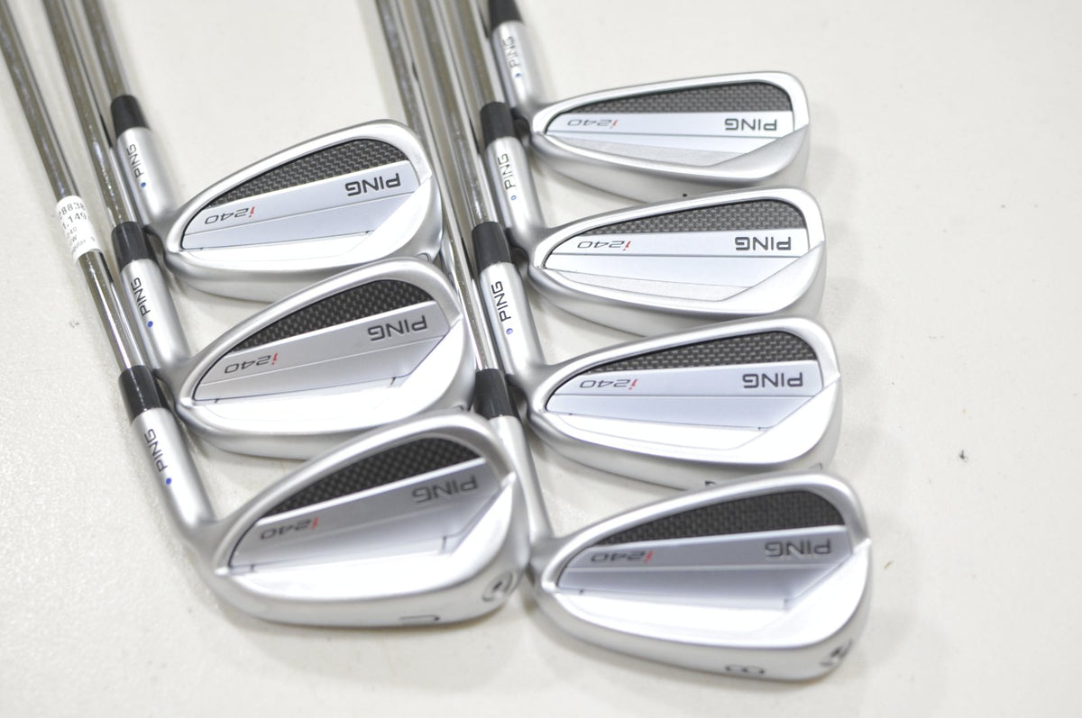 Ping i240 5-W, UW Iron Set Regular Flex Right Rifle 5.5 100g Steel #228838