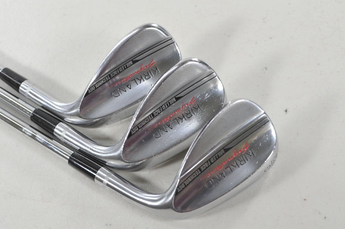 Kirkland Signature Milled GW 52*, SW 56*, LW 60* Wedge Set RH Steel #223695