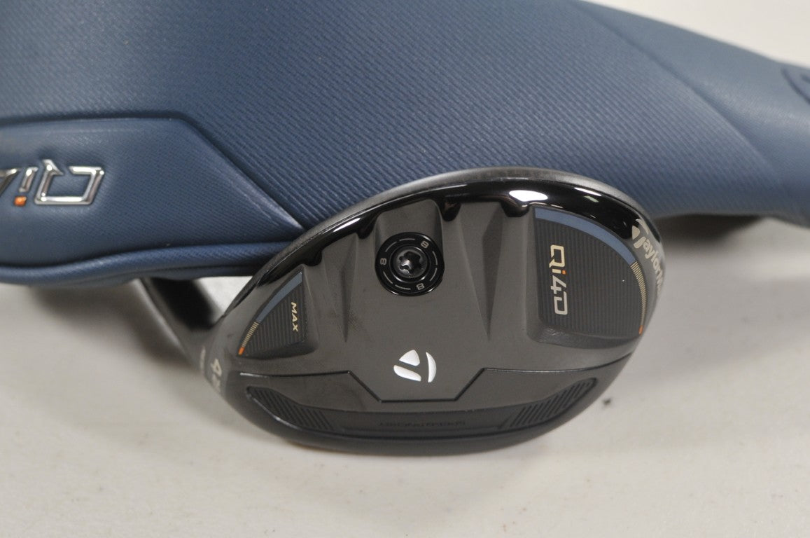 TaylorMade Qi4D Max Rescue 4-23* Hybrid Stiff Flex KBS REAX 75g Graphite #222099