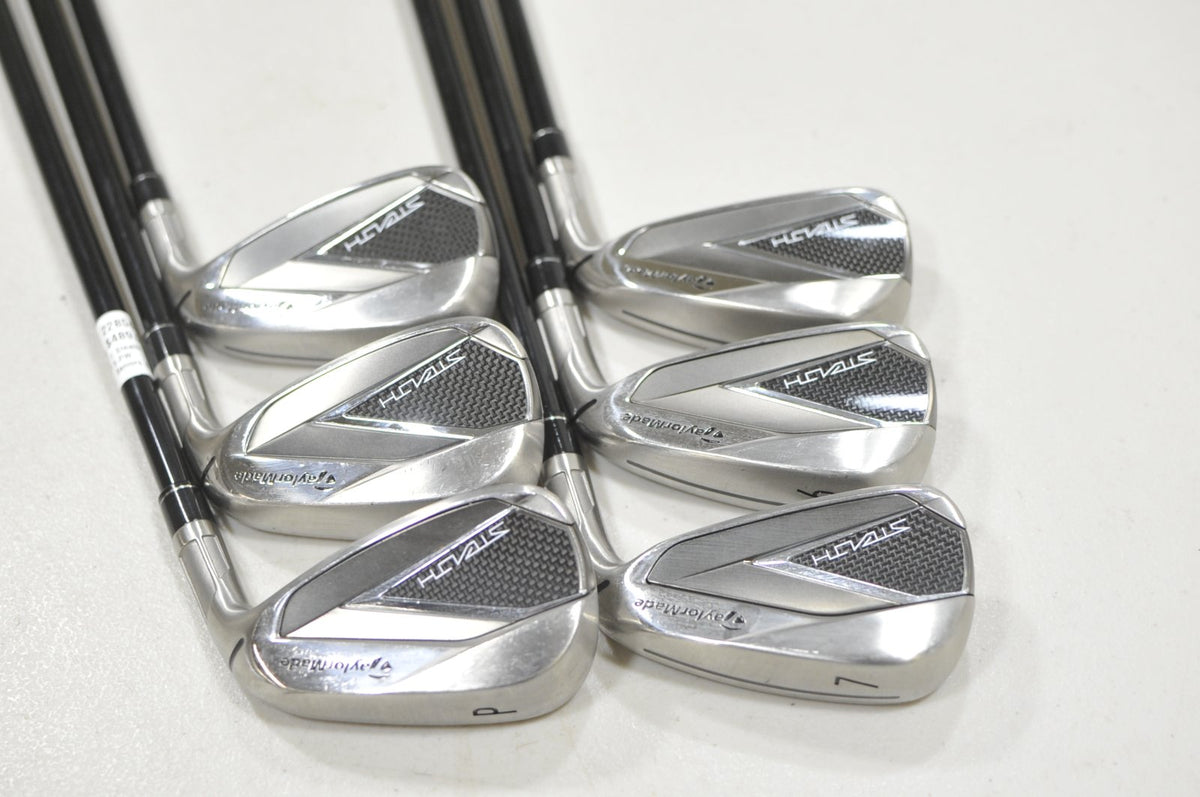 TaylorMade Stealth 5-PW Iron Set Senior Flex RH Ventus Red 50g Graphite #228546