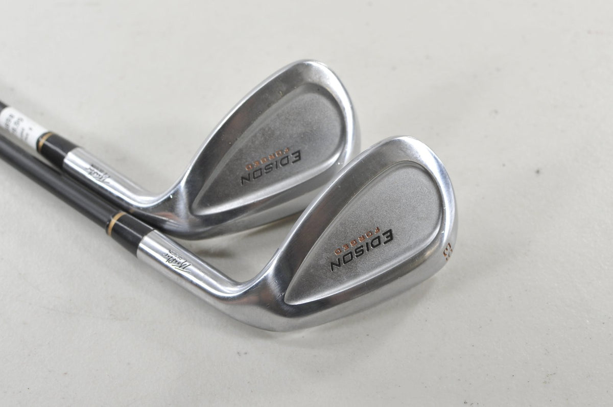 Edison Forged 53*, 59* Wedge Set KBS PGI 90 Stiff+ Flex Graphite #226698