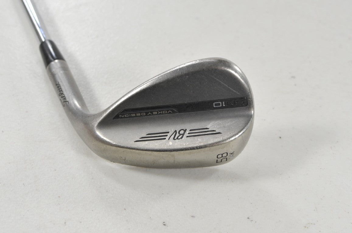 Titleist Vokey SM10 Nickel 58*-14K Wedge Right BV Wedge Flex Steel #225475