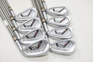 Ping i25 4-W, UW Iron Set Regular Flex RH SteelFiber i95 cw Graphite #229015