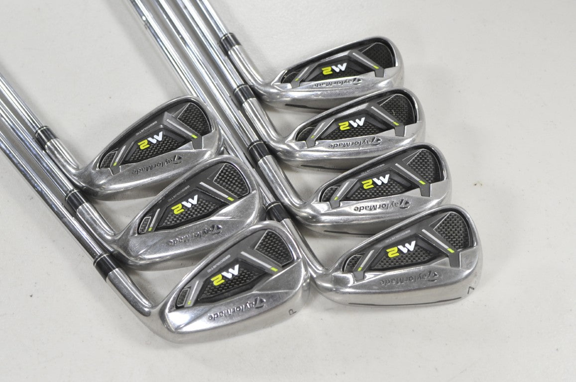 TaylorMade M2 2017 4-PW Iron Set Stiff Flex 88g Right Reax Steel #223762