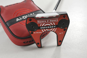 Odyssey Ai-DUAL Square 2 Square #7 34" Putter SL 120 Steel with Cover #227020