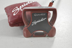 TaylorMade Spider Red Small Slant 2024 35" Putter RH Steel with Cover #225521