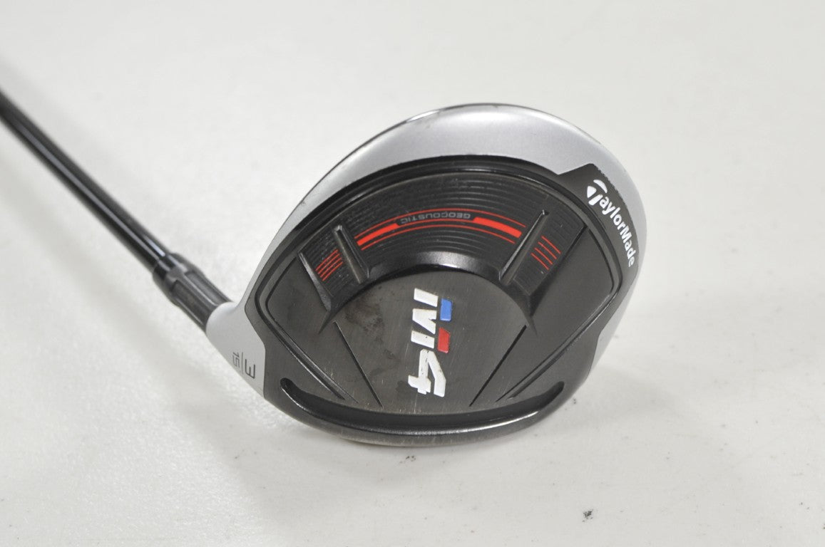 TaylorMade M4 3-15* Fairway Wood Stiff Flex Right Atmos Red 6S Graphite #222111