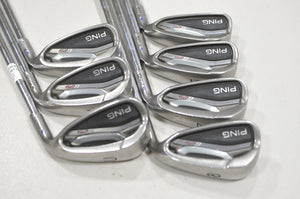Ping G25 5-W, UW Iron Set Stiff Purple Dot Right KBS Tour 120g Steel #229640