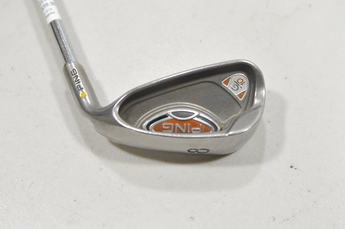 Ping G10 Single 8 Iron Regular Flex Yellow Dot Right AWT Steel #228113