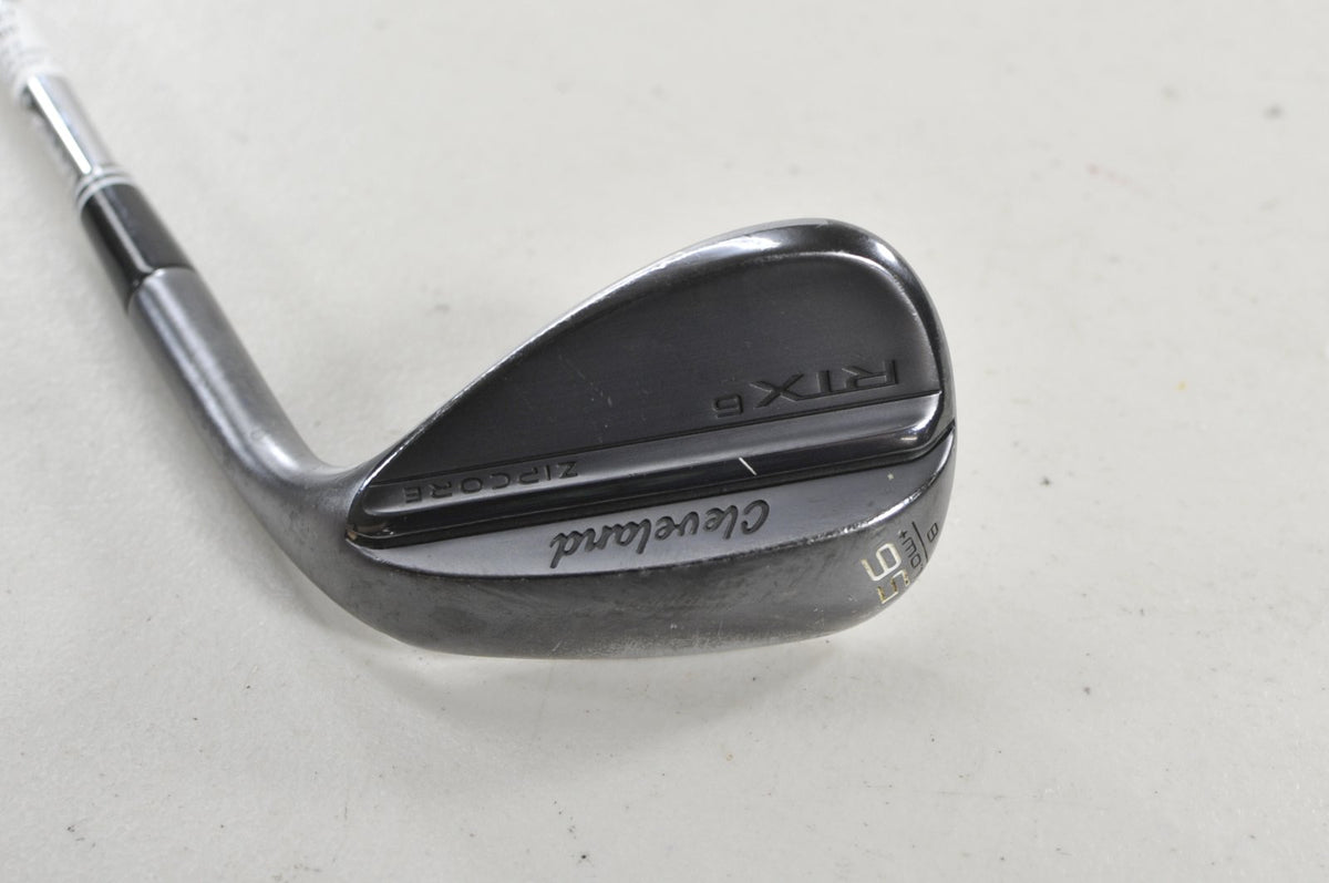 Cleveland RTX-6 Zipcore Black Satin 56*-08 Wedge Right DG Spinner Steel #226667
