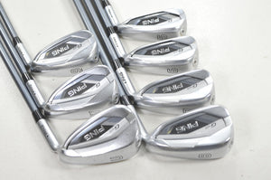 Ping G425 5-W,UW Iron Set +2" Regular Flex Black Dot Alta CB Graphite RH #222082