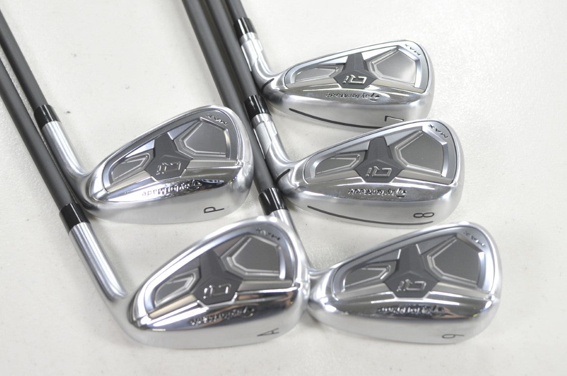 TaylorMade Qi Max 7-PW,AW Iron Set Senior Flex KBS REAX 55g Graphite  # 222101