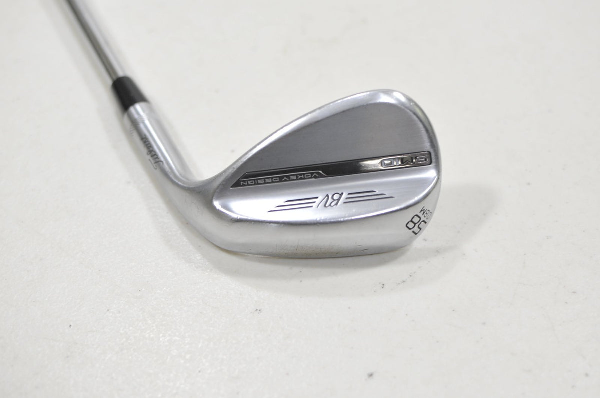 Titleist Vokey SM10 Tour Chrome 58*-08M Wedge Right BV Wedge Flex Steel #228274