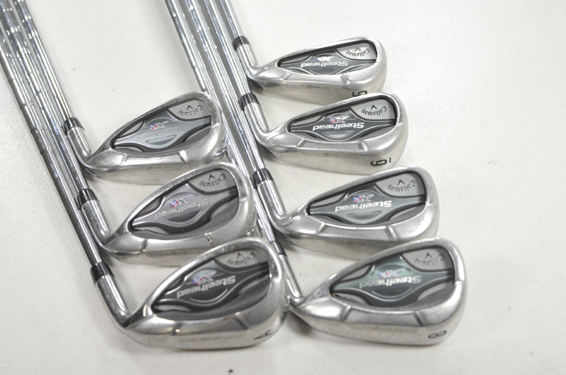 Callaway Steelhead XR 5-PW,AW Iron Set Wedge Flex KBS Tour-V Right Steel #222266