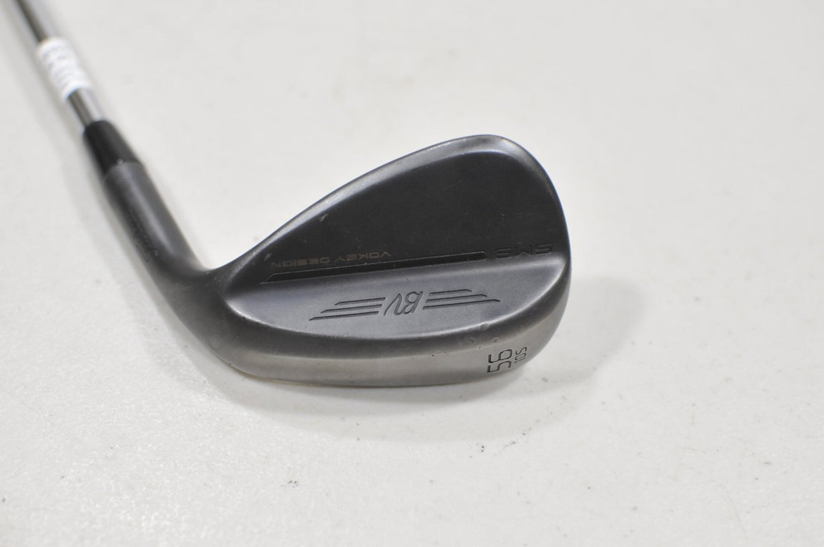 Titleist Vokey SM9 Jet Black 56*-10S Wedge Right BV Wedge Flex Steel #228355
