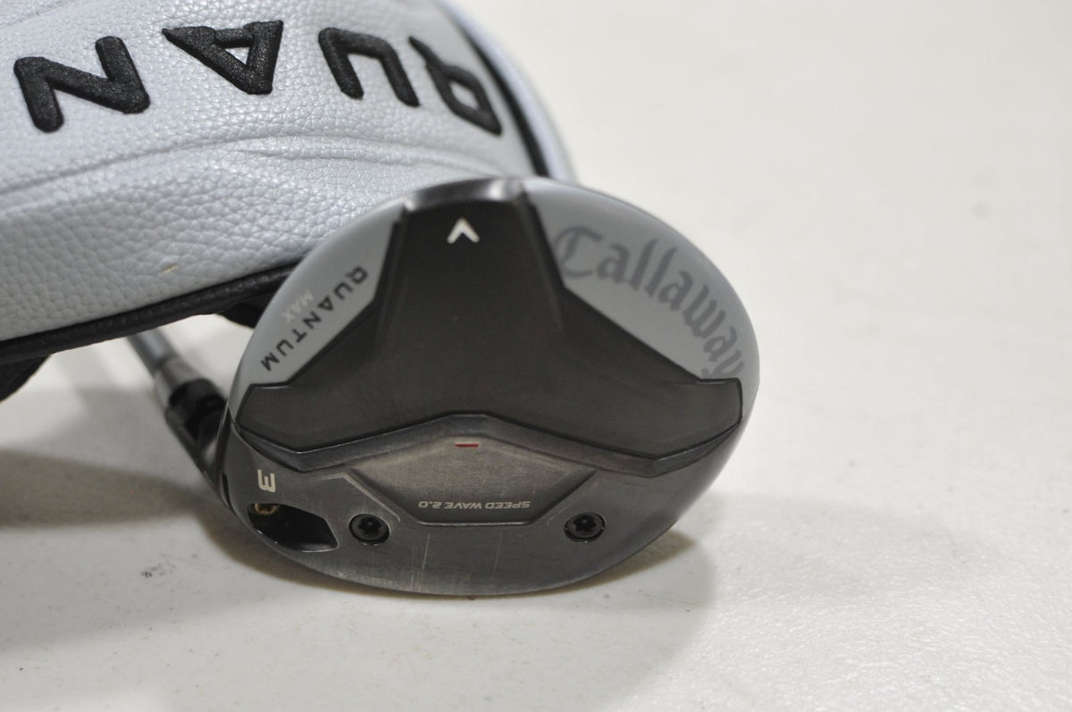 Callaway Quantum Max 3-15° Fairway Wood Stiff RH Denali Frost 6.0 60g #229994