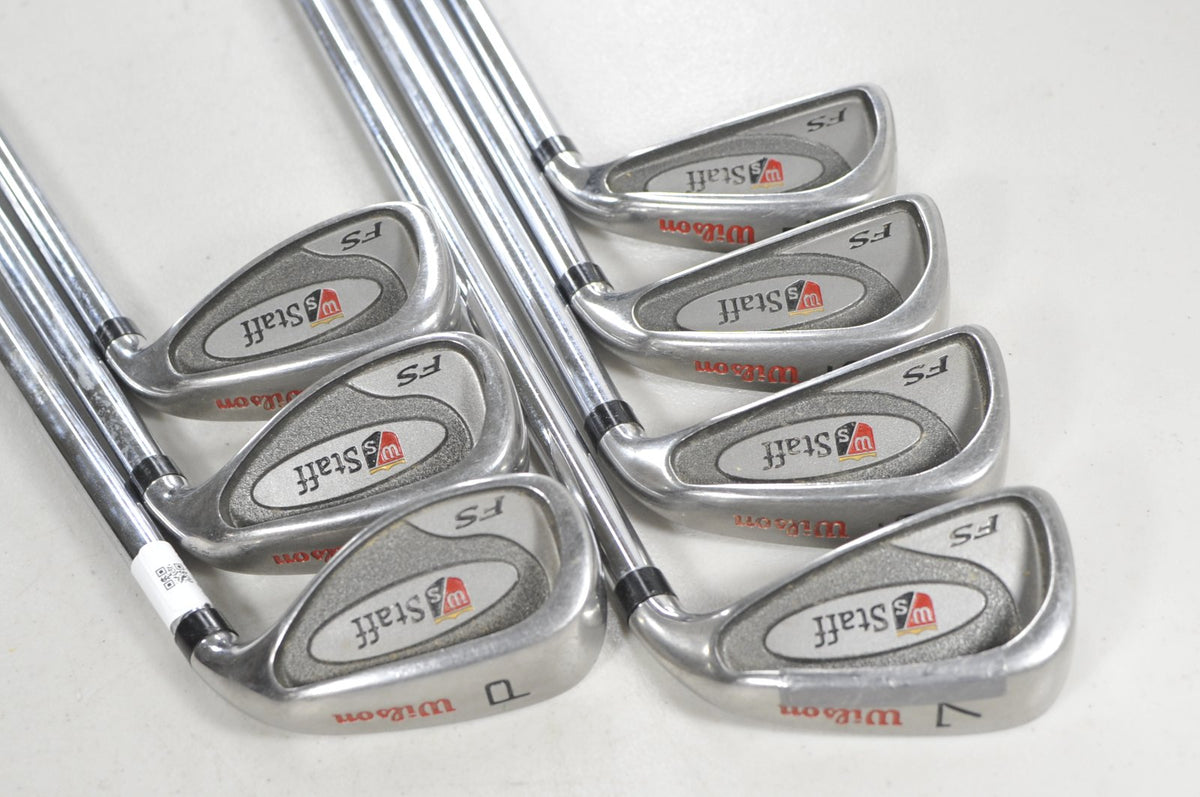 Wilson Fat Shaft 4-PW Iron Set Stiff Flex Right Steel #226164