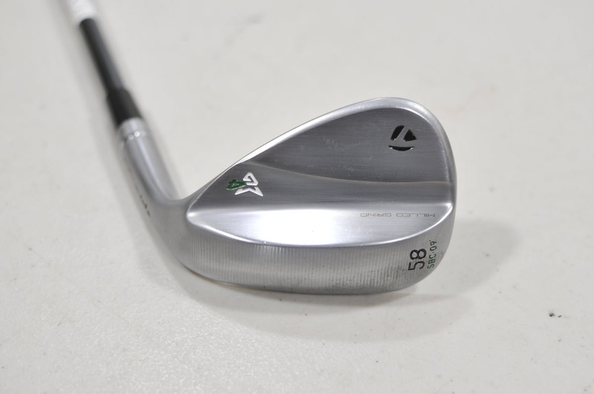 TaylorMade Milled Grind 4 Satin 58*-9 Wedge Regular Flex Recoil Graphite #228652